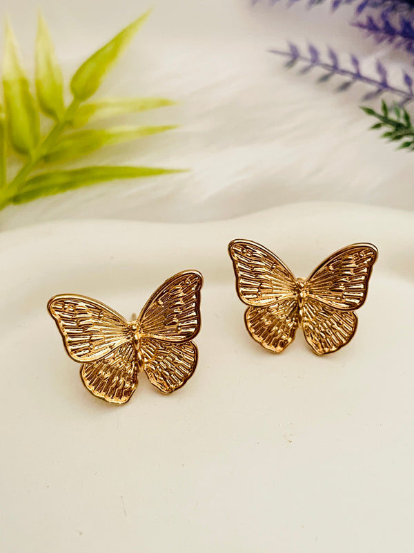 Solid Grade Butterfly Studs