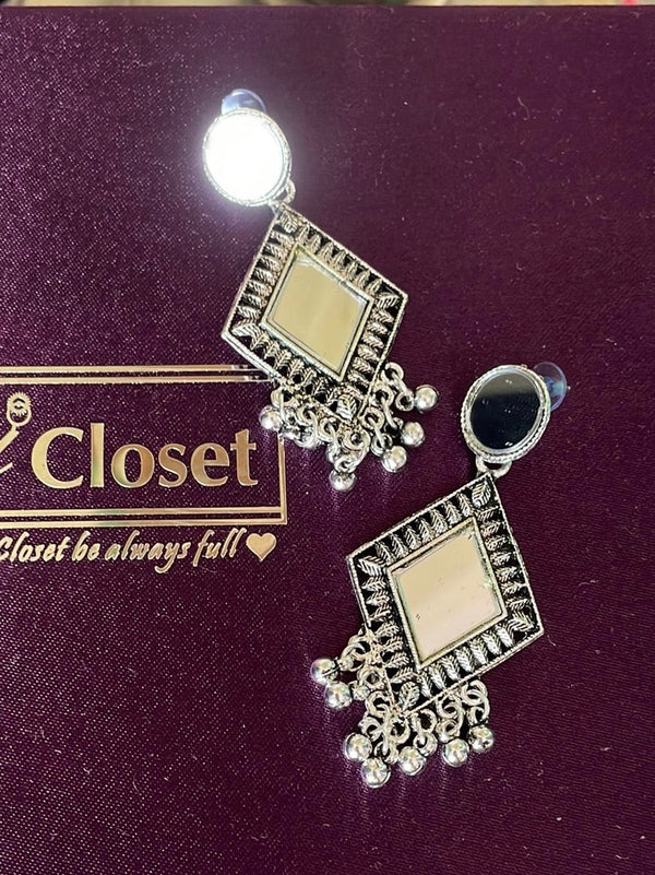 Mirror Diamond Drop Oxidised