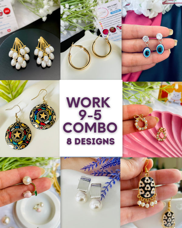 Work 9-5 Combo + Free Jewellery Organiser