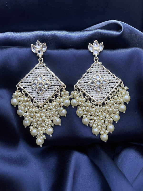 Barfi Beaded Earrings - Desi Closet
