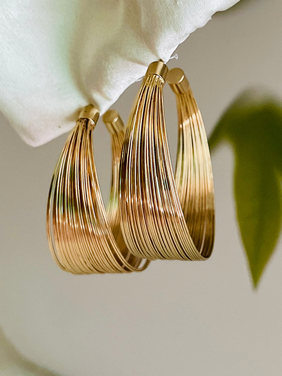 Multi String Beauty Hoops – Desi Closet