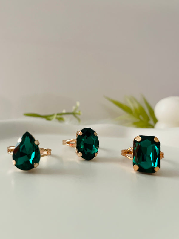 Any Design Stone Ring - Green