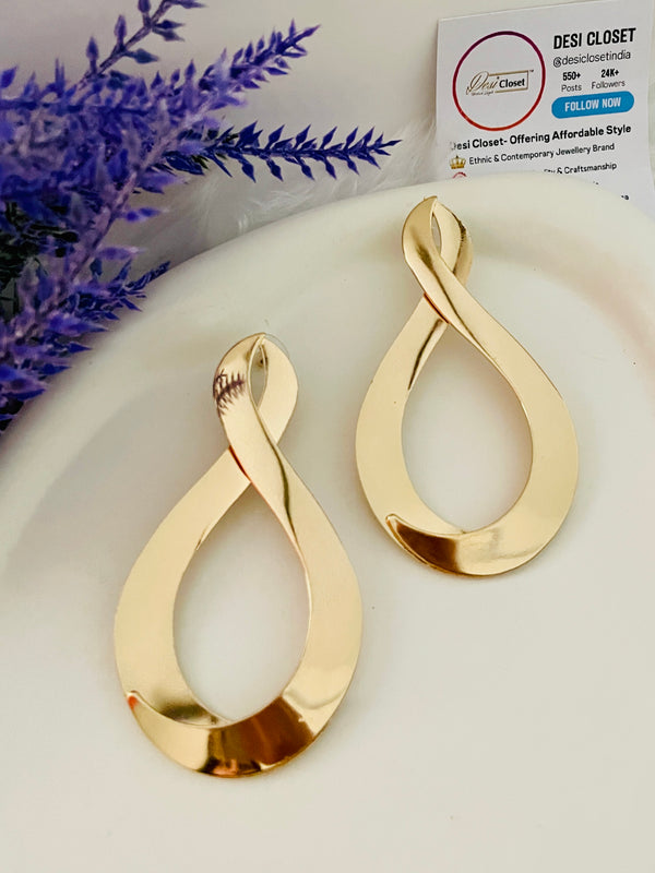 8 Gold Statement Earrings