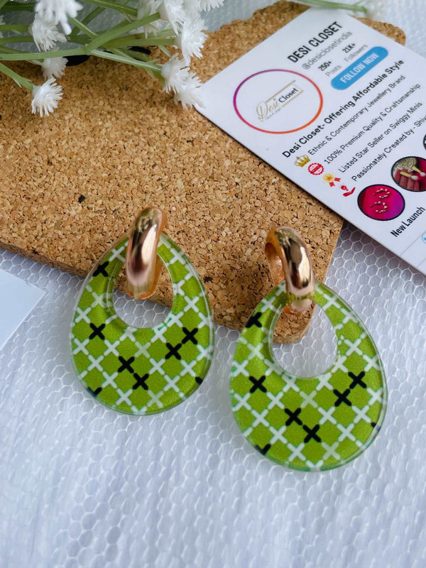 Detachable Rose Gold & Green - Desi Closet