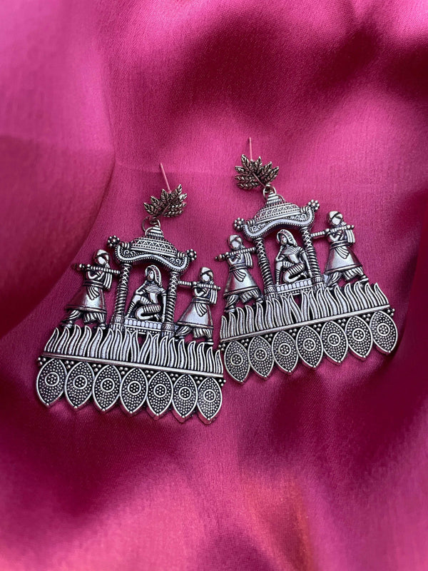 Latest Silver Doli Designer Earrings - Desi Closet