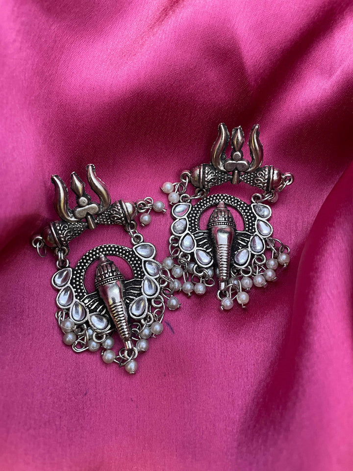 Ganpati Trishul Temple Jewellery - Desi Closet