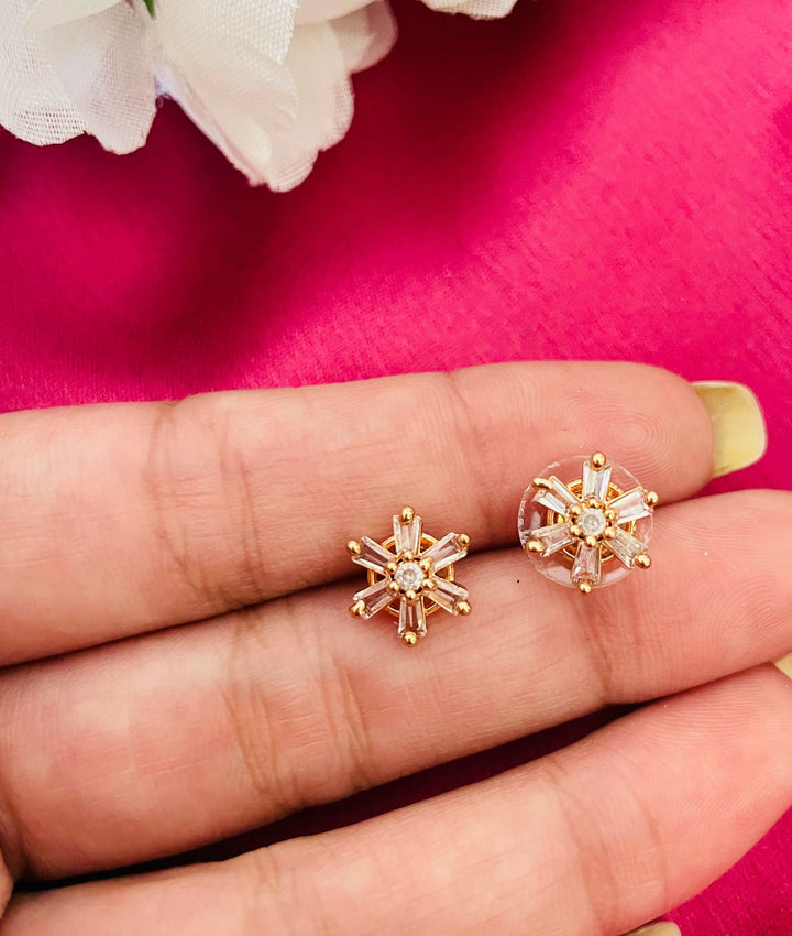 Flower Studs AD - Desi Closet