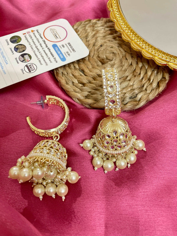 Glam Wedding Jhumkas - Desi Closet