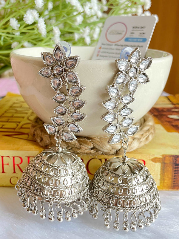 Daali Drops Oxidised - Desi Closet