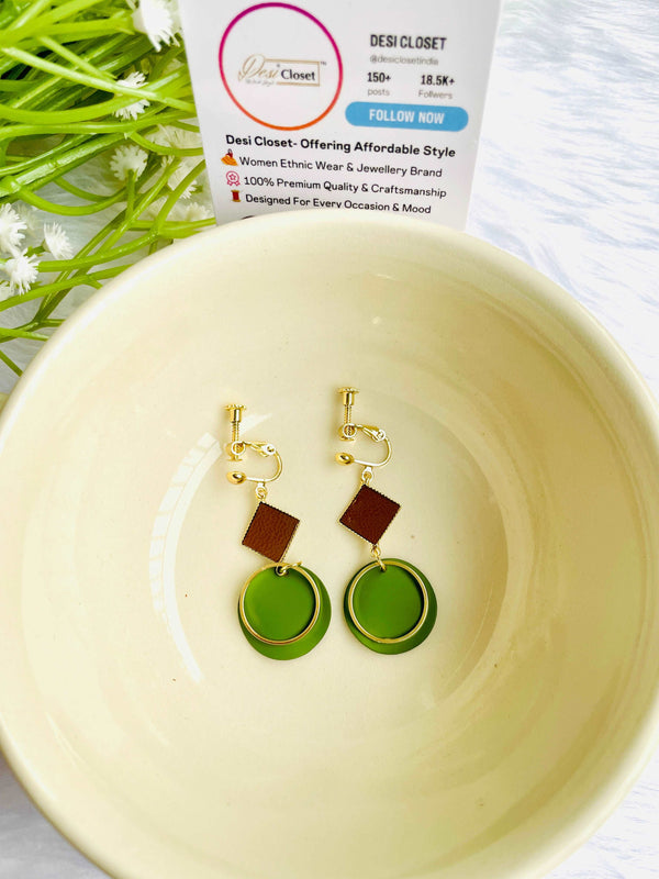 Clip On Earrings (Piercing Not Needed) - Desi Closet