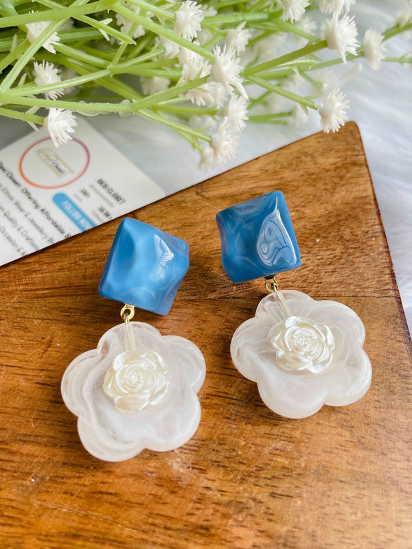 Blue White Fools - Desi Closet