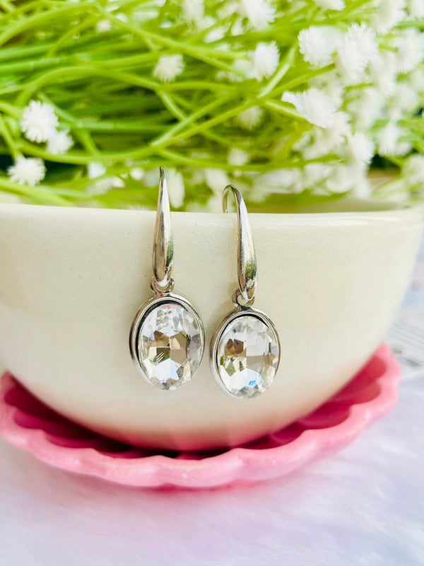 Silver Round Thread Crystals - Desi Closet