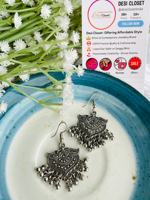 Oxy Paan Leaf Earrings - Desi Closet