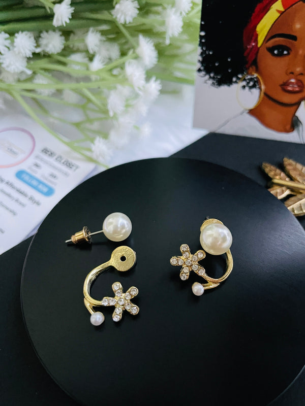 Korean Faux Pearl Flower - Desi Closet