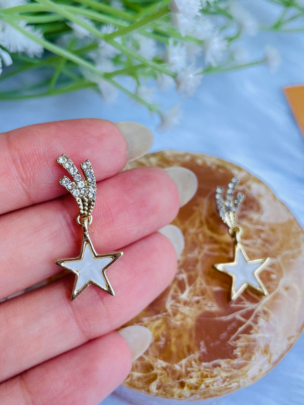 Shooting Star Studs - Desi Closet
