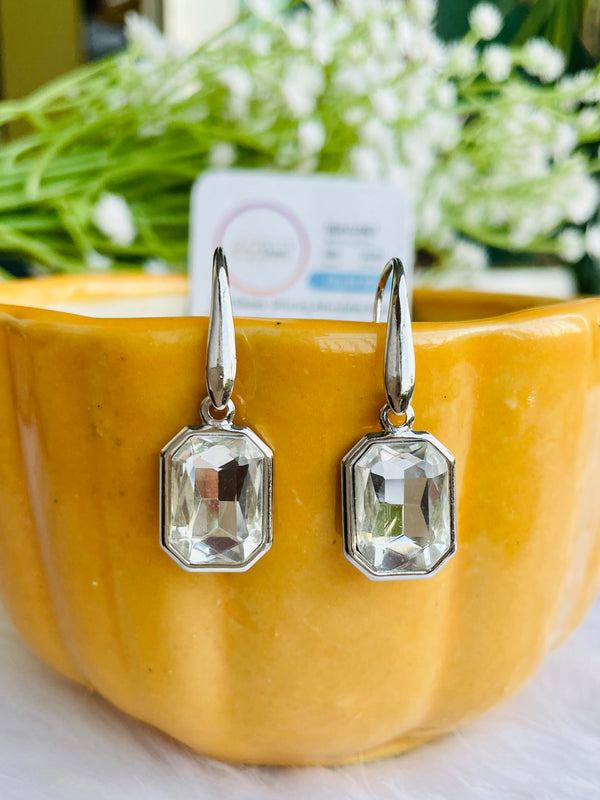 Silver Square Thread Crystals - Desi Closet