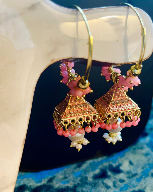 Punjabi Latkan Bali Earring - Desi Closet