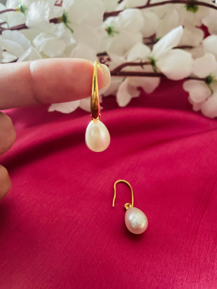 Straight Thread Pearl Drop - Desi Closet