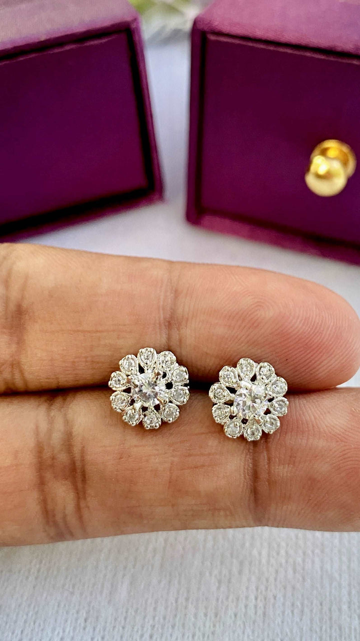 AD Flower Studs - Desi Closet