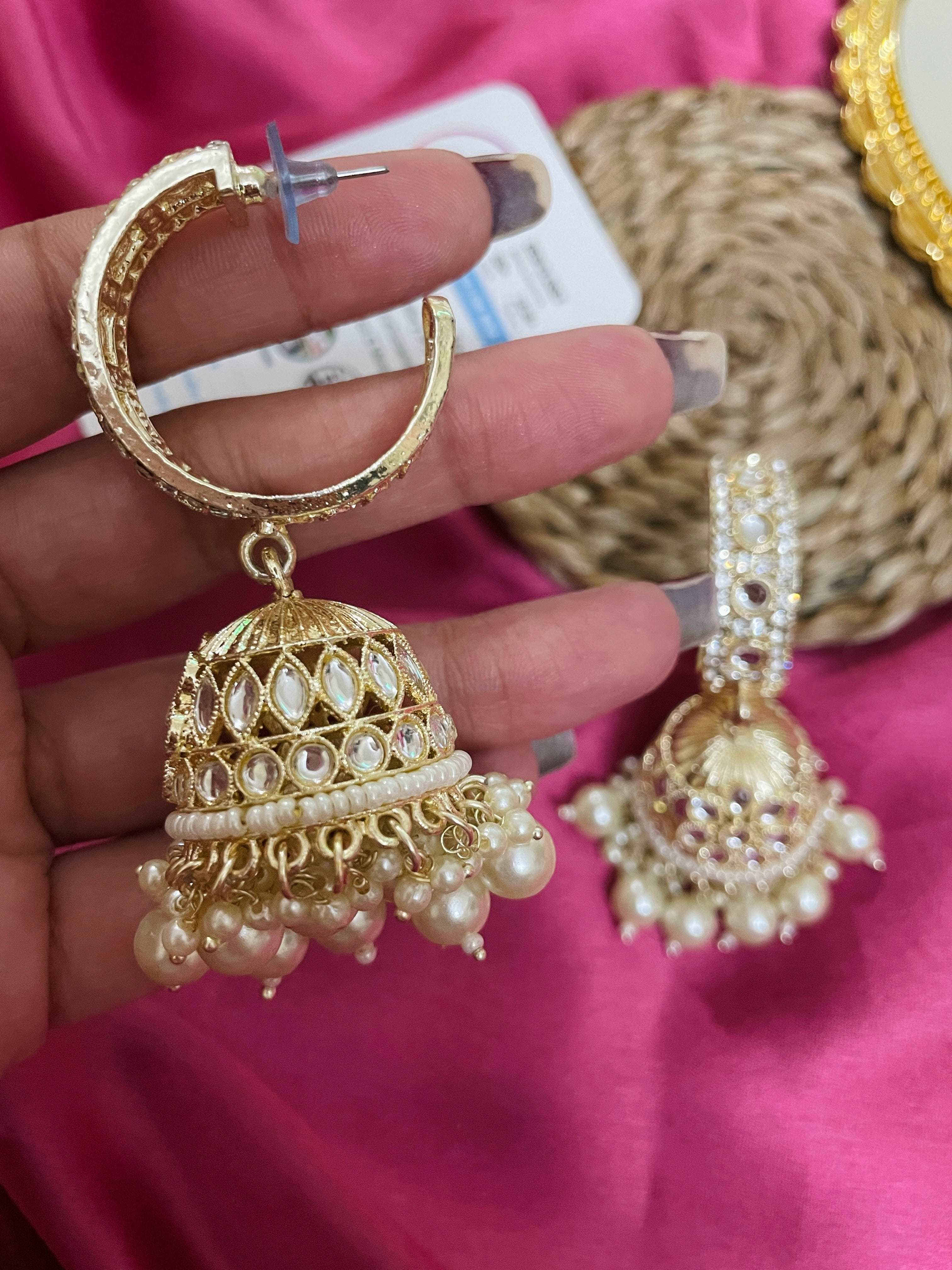 Desi on sale jhumka design