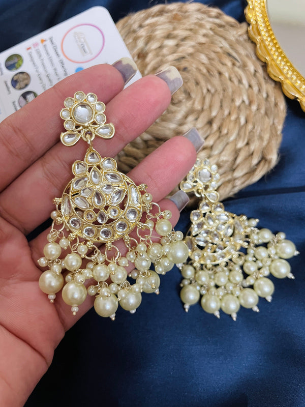 Popular Small Kundan Earrings - Desi Closet
