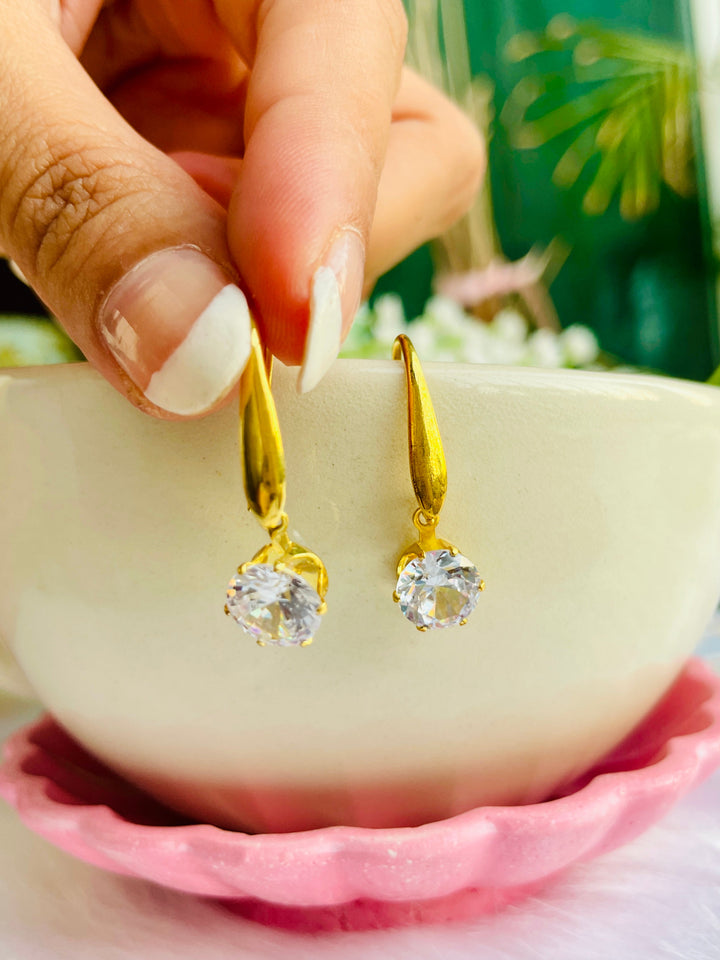 Golden Thread Diamond Drops - Desi Closet