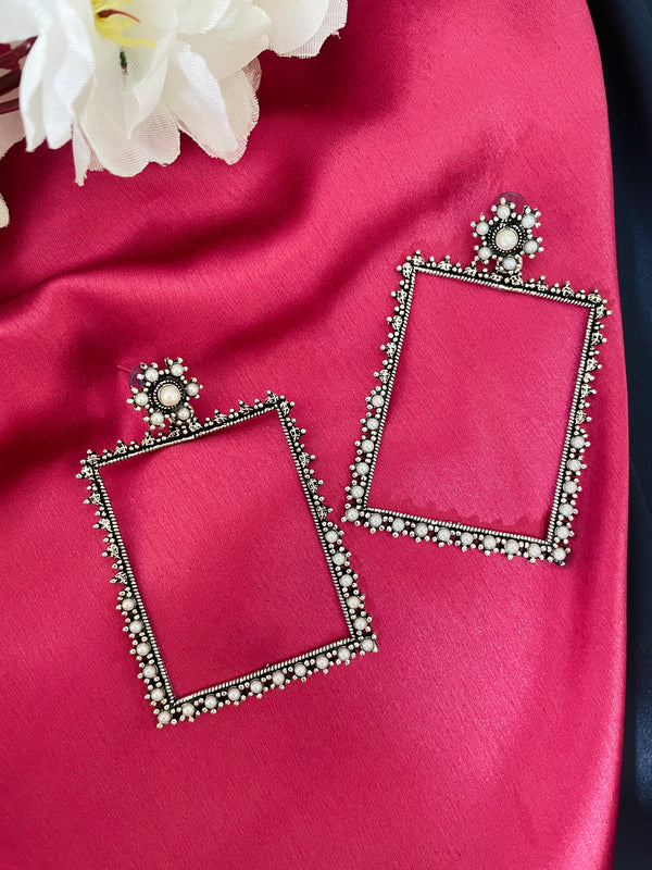 The Big Frame Earrings - Desi Closet